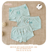 GBH5-49 Set 3 quần chip cho bé gái