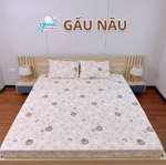 Ga Chống Thấm Cao Cấp Goodmama - Mẫu Gấu Nâu