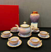 Bộ ấm trà sứ