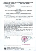 Chứng nhận