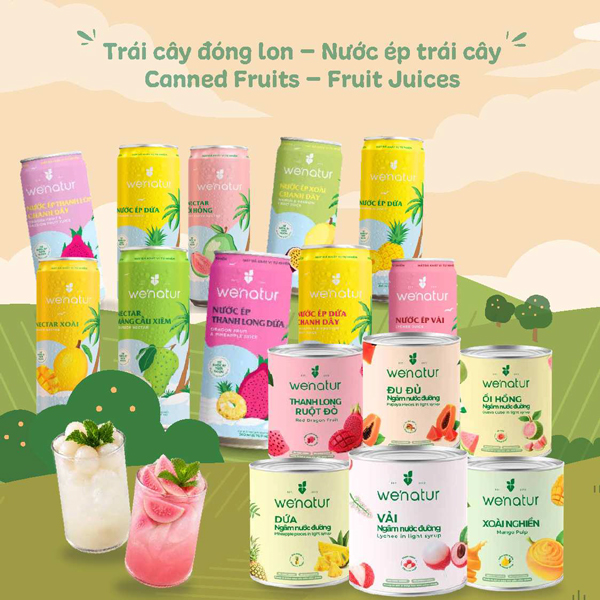 Trái cây đóng lon
