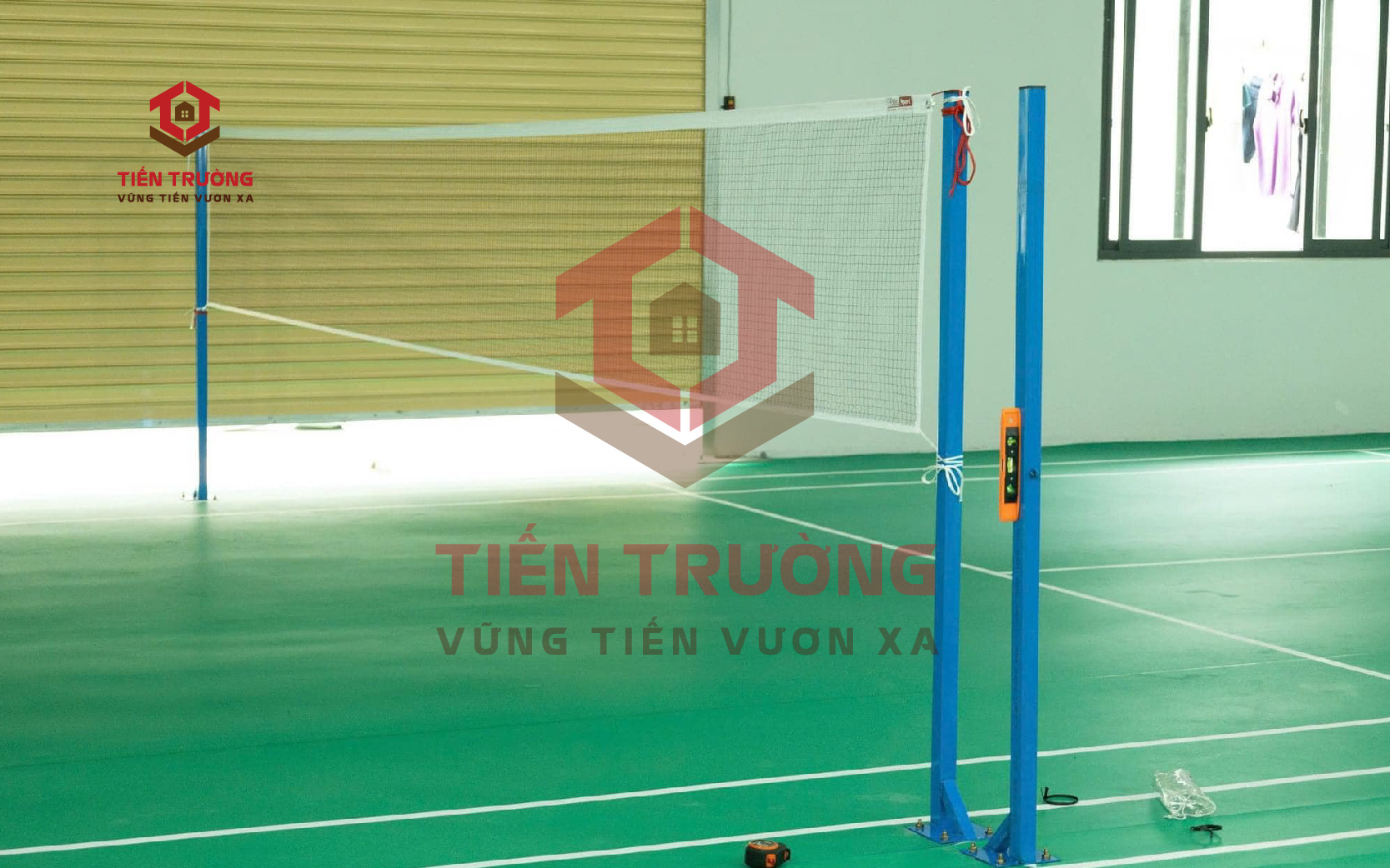 Thi công sân cầu lông