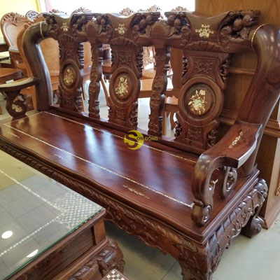 Ghế cẩn ốc xà cừ