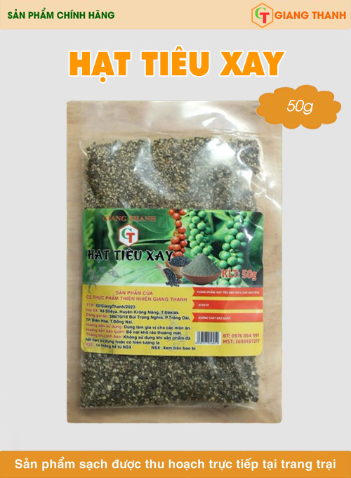 Hạt tiêu xay 50g