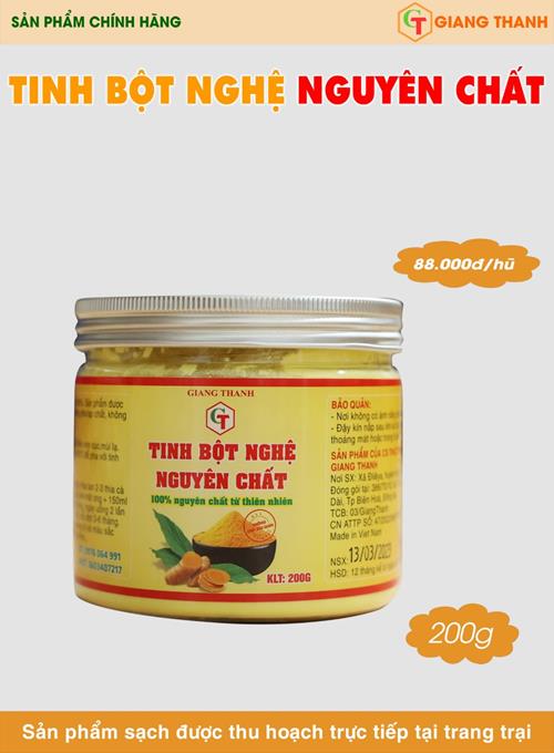 Tinh bột nghệ nguyên chất 200g