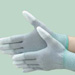 Găng tay chống tĩnh điện Carbon PU ngón