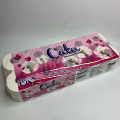 Giấy vệ sinh Cata 10 cuộn hồng