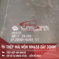 Thép tấm chịu mài mòn NM450
