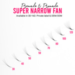 Super narrow fan