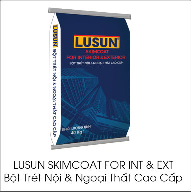 Lusun Skimcoat For Int & Ext bột trét nội & ngoại thất cao cấp