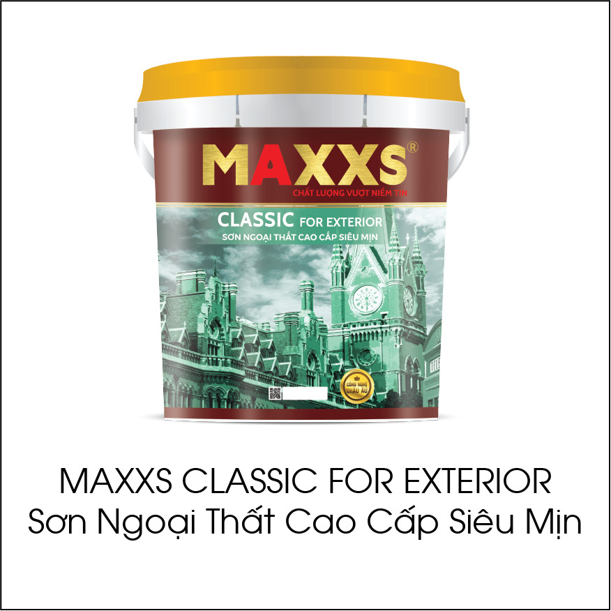 Maxxs Classic For Exterior sơn ngoại thất cao cấp siêu mịn