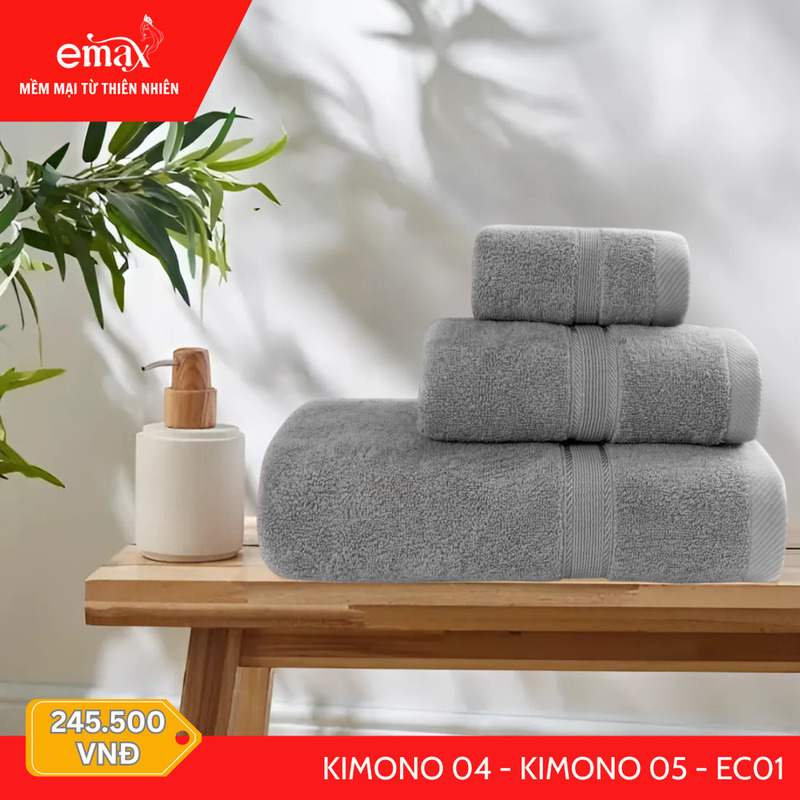 Khăn tắm cao cấp Cotton Emax Kimono
