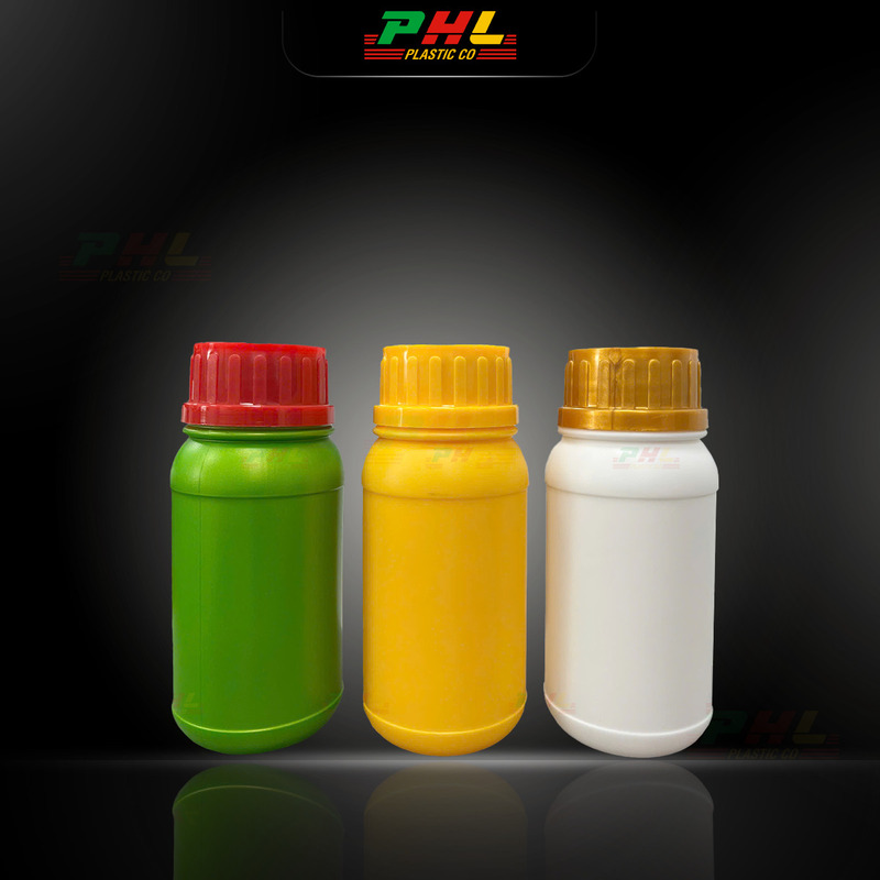 Chai HDPE/COEX 250ml tròn 2 gờ