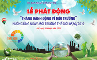 In băng rôn quảng cáo tại Bình Dương