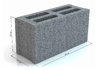 Gạch Block 150x200x400