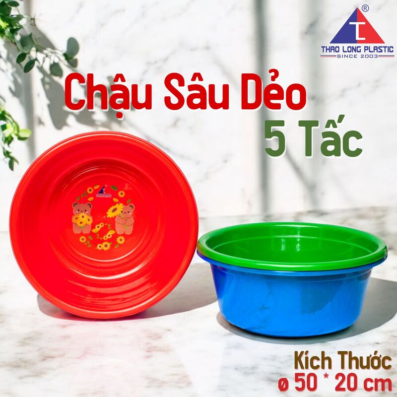 Chậu sâu dẻo 5 tấc