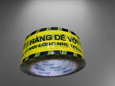 Băng keo hàng dễ vỡ màu vàng