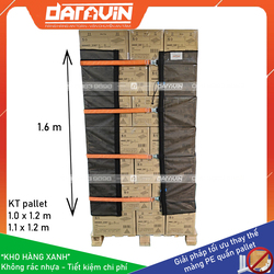 Lưới quấn pallet tái sử dụng cao 1.6m