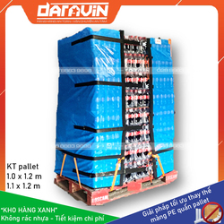 Lưới quấn pallet tái sử dụng có ràng chân