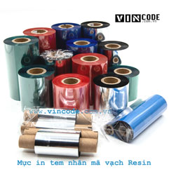 Mực in tem nhãn mã vạch Resin