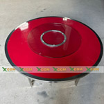 Bàn tròn inox 1m4 chân rời