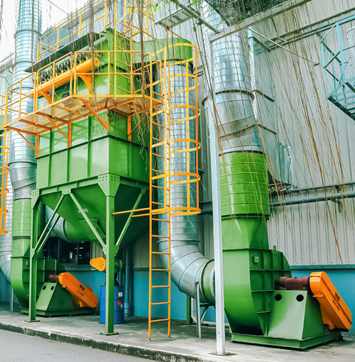 Hệ thống xử lý khí thải nhà máy
