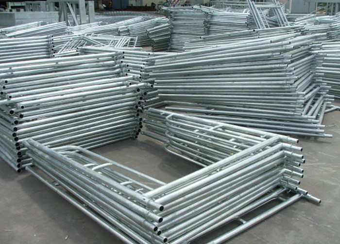 Giàn giáo H mạ kẽm bộ 2 khung + 2 chéo