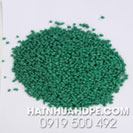 Hạt nhựa HDPE màu lá