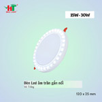 Đèn LED Âm Trần Gắn Nổi