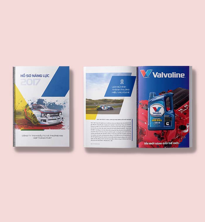 In Catalogue đóng lò xo