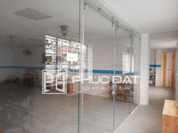 Cửa kính cường lực 2 cánh trượt lùa