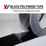 Black Polyimide Tape with Liner
