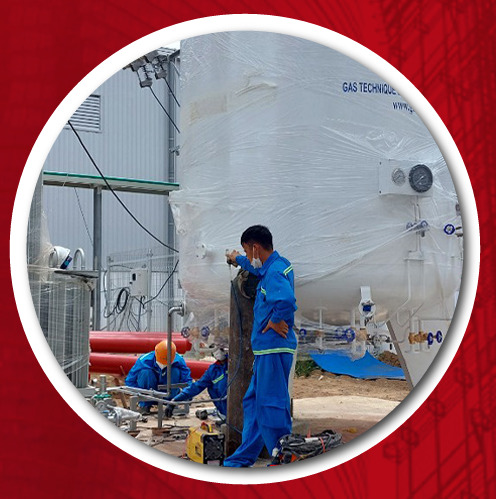 Thi công hệ thống khí CO2