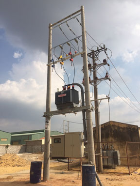 Lắp đặt trạm biến áp