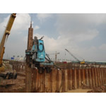 Thi công đóng nhổ cừ Larsen