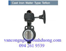 Van bướm gang ron Teflon
