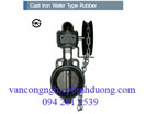 Van bướm gang kéo ròng rọc