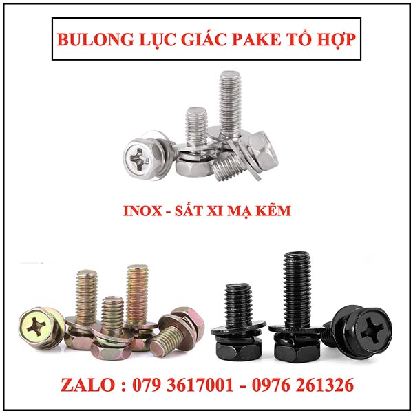 Bulong lục giác - Pake tổ hợp