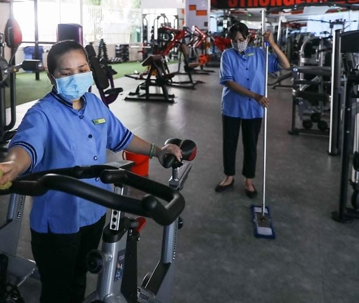 Dịch vụ vệ sinh phòng Gym
