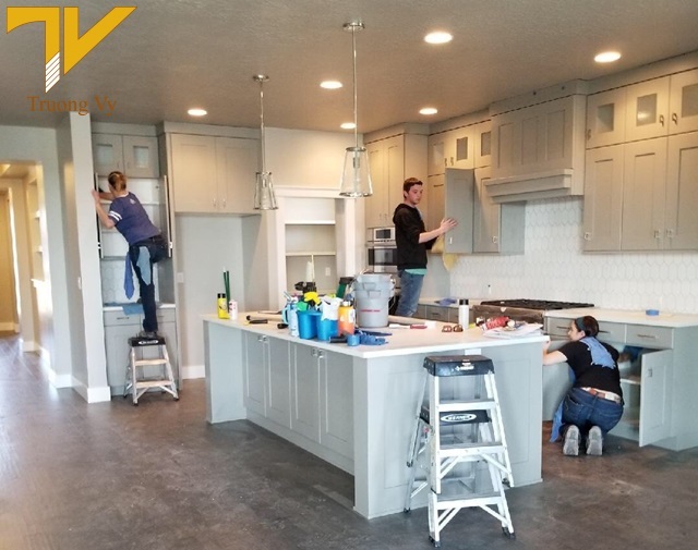 Dịch vụ vệ sinh nhà sau xây dựng