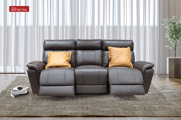 Bộ Sofa thông minh chỉnh điện da thật Recliner M-1108