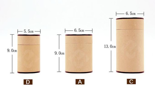 Lon giấy đựng trà kéo bánh..