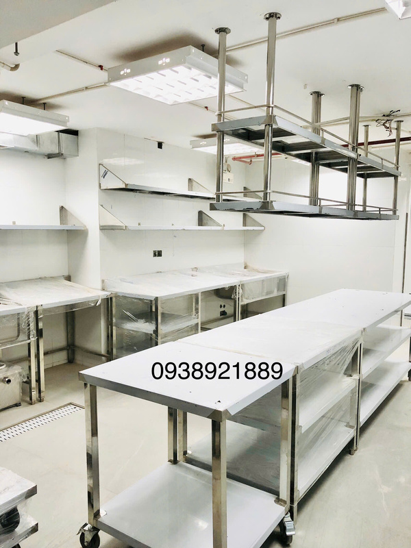 Thiết bị inox bếp nhà hàng khách sạn
