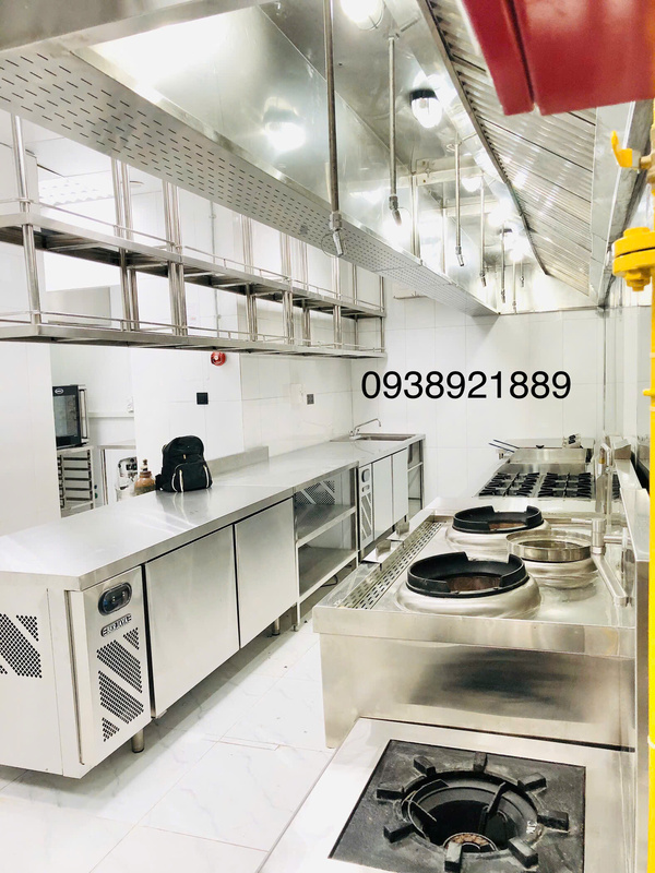 Thiết bị inox bếp nhà hàng khách sạn
