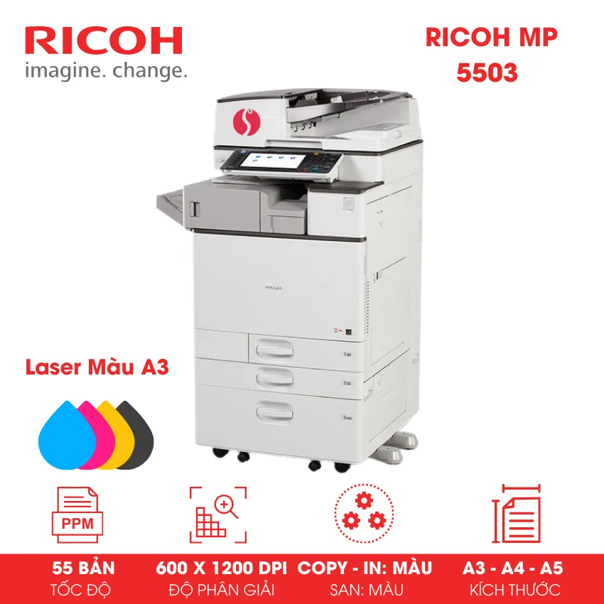 Máy Photocopy màu Ricoh MP C5503