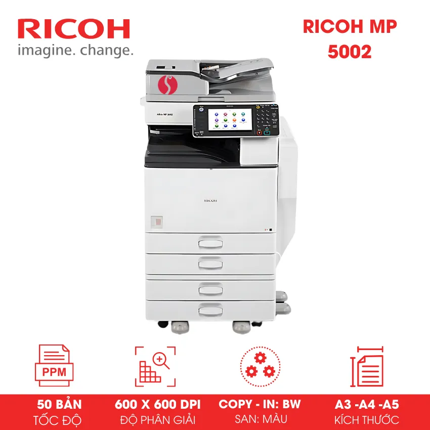 Máy Photocopy đen trắng Ricoh MP 5002