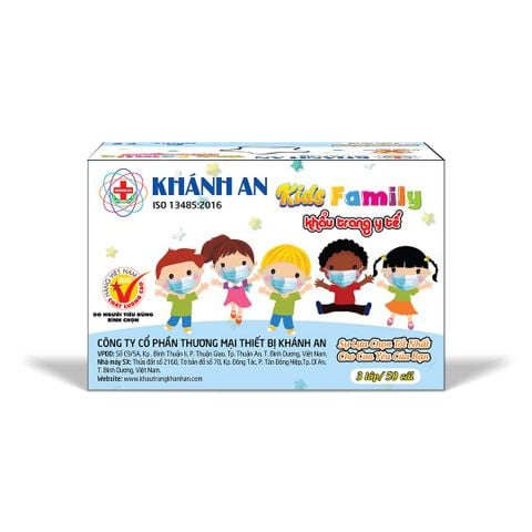 Khẩu trang y tế trẻ em 3 lớp Khánh An