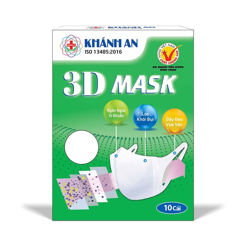 Khẩu trang y tế 3D Mask Khánh An