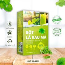 Bột rau má hộp 50g