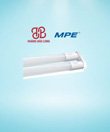 Bộ màng led tube Nhựa Nano đụi 6 tấc MPE MNT-210